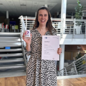 Zertikat zum Abschluss der Ausbildung zur Emotionspädagogin IHK